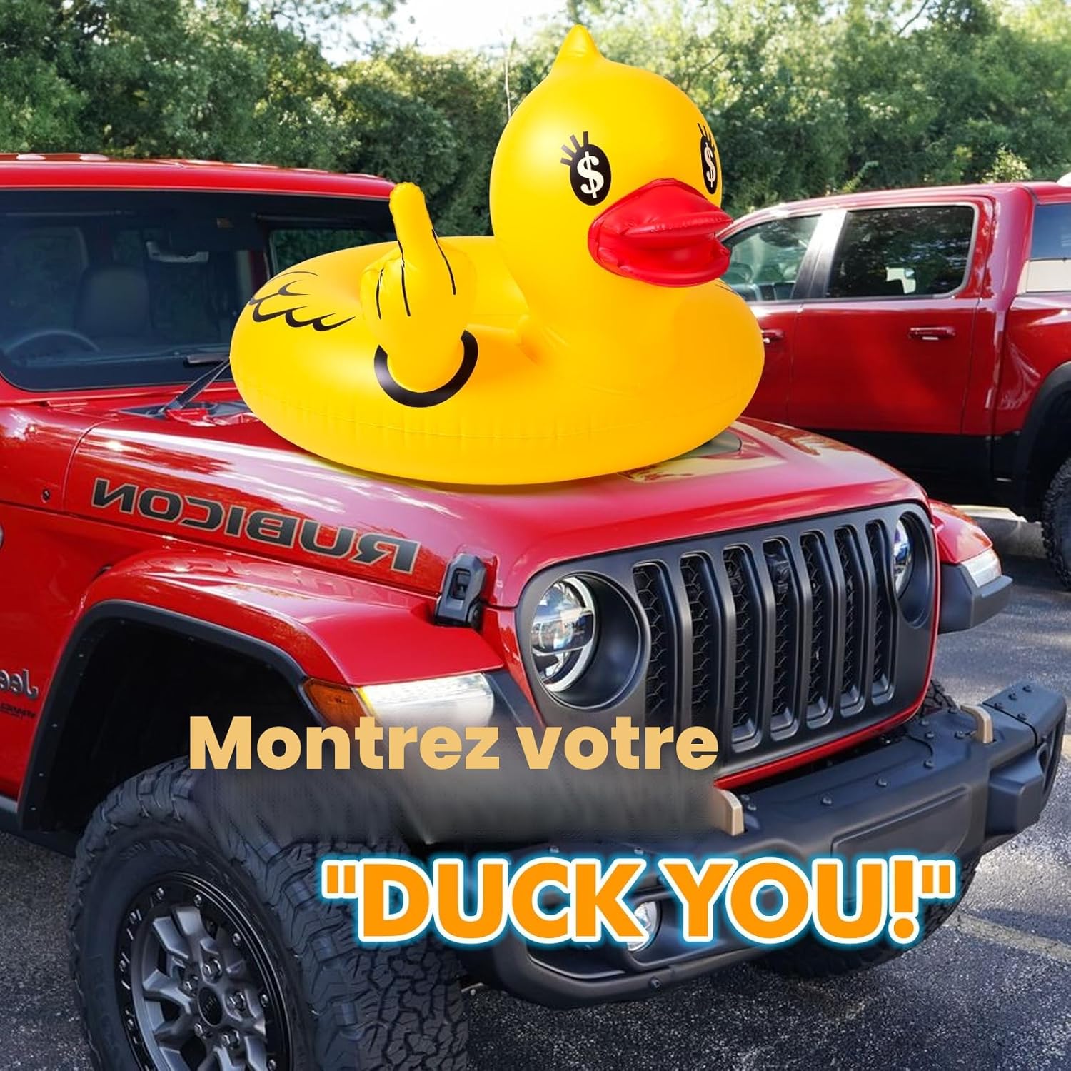 Detalle de Float Joy Canard Bouée Piscine Gonflable – Grand canard détente pour adultes