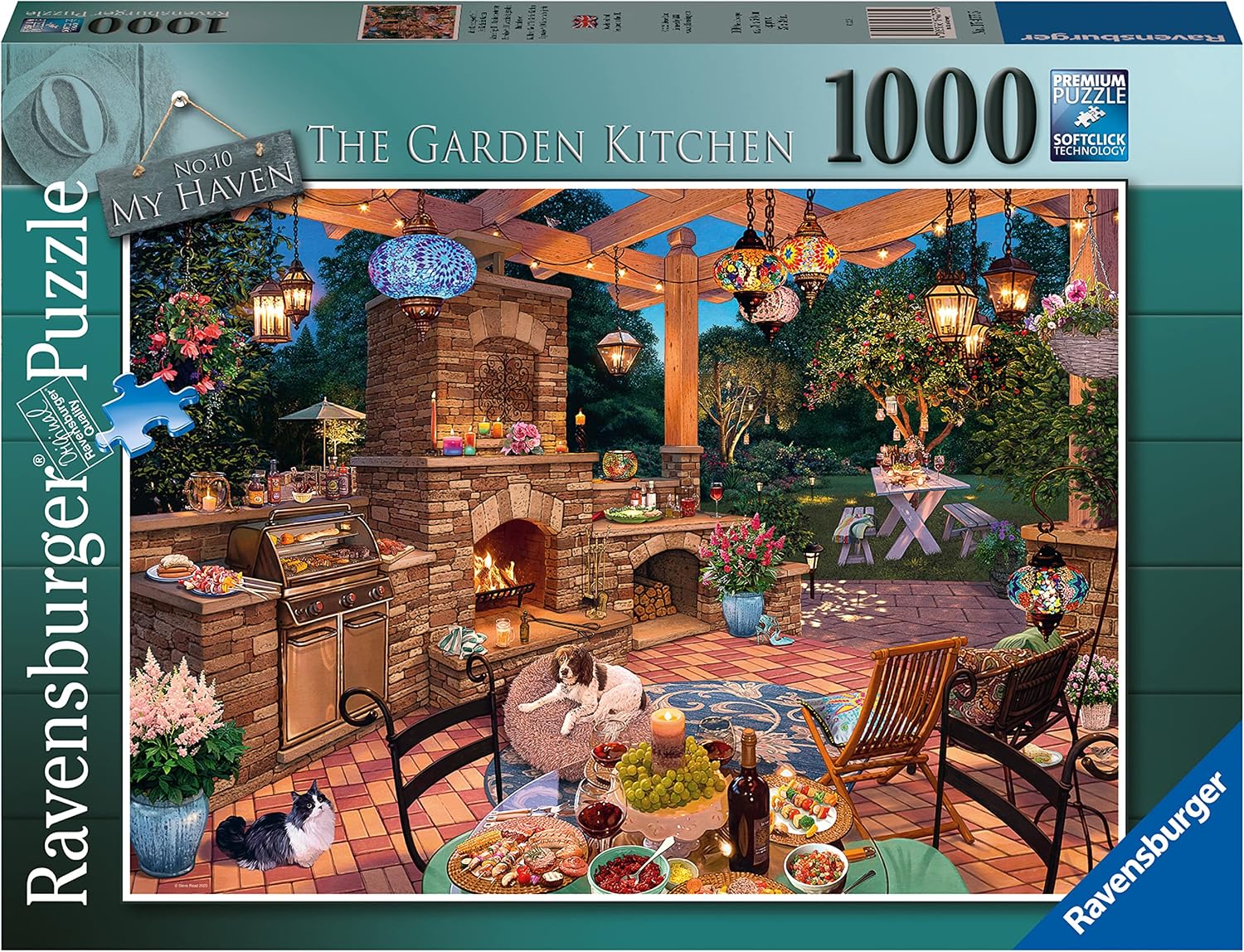 Detalle de Ravensburger My Haven No.10 The Garden Kitchen 1000 Piece Jigsaw Puzzle