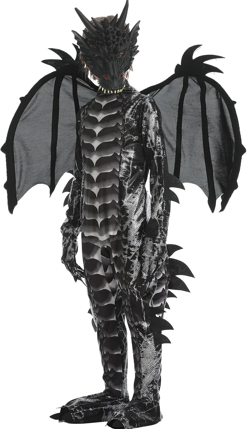Detalle de Kids Dragon Costume Set with Tail and Mask