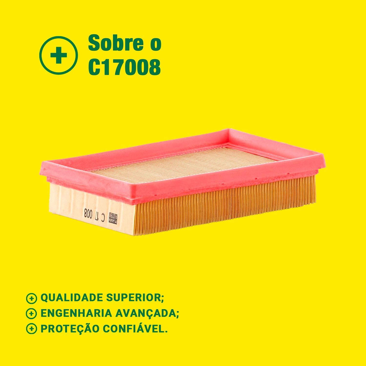Detalle de Mann Filter C 17 008 filtre à air 🛠
