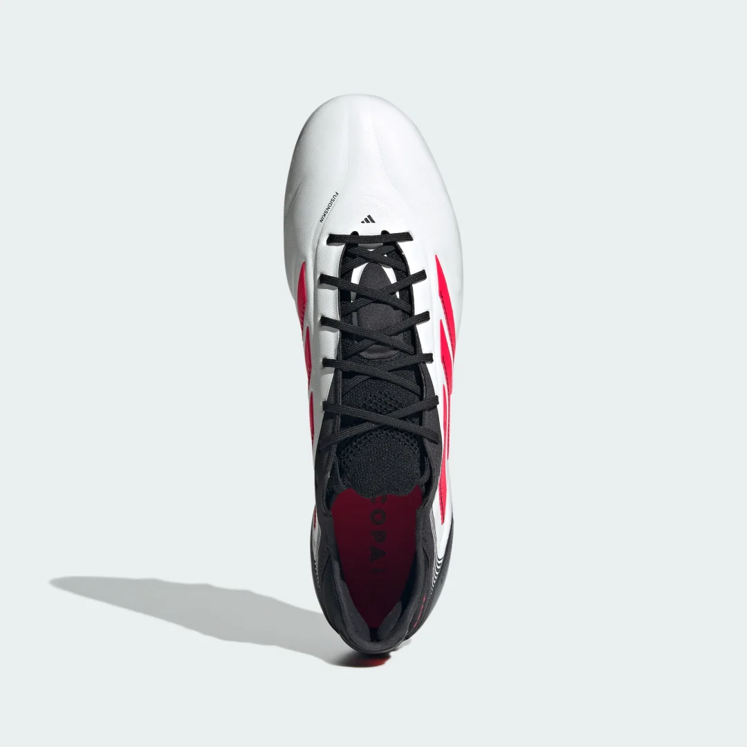 Detalle de Adidas Copa Pure 3 Elite – Bota de fútbol para césped artificial (blanco)