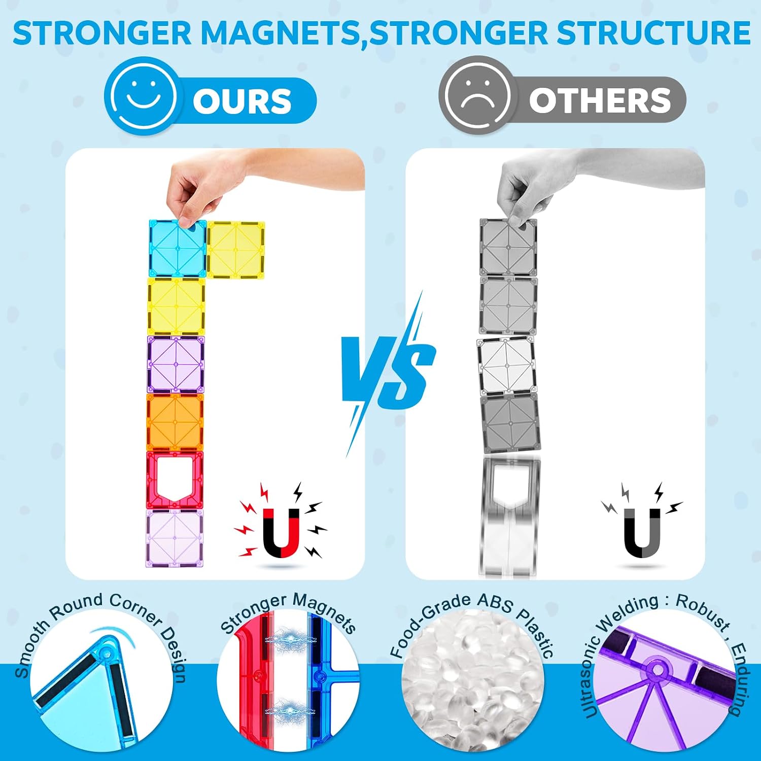 Thumbnail 5 de Ryoichi 138-piece Magnetic Tiles Set 🧩
