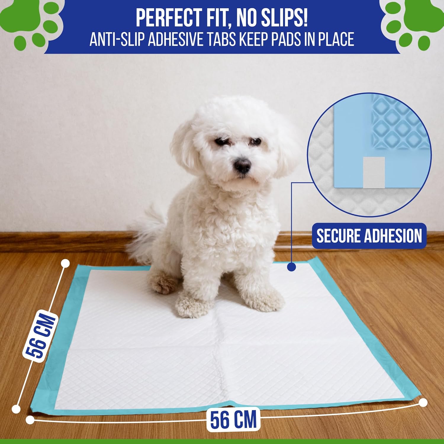 Detalle 2 de ViraCare 56 x 56 cm Puppy Training Pads – 50 Pack