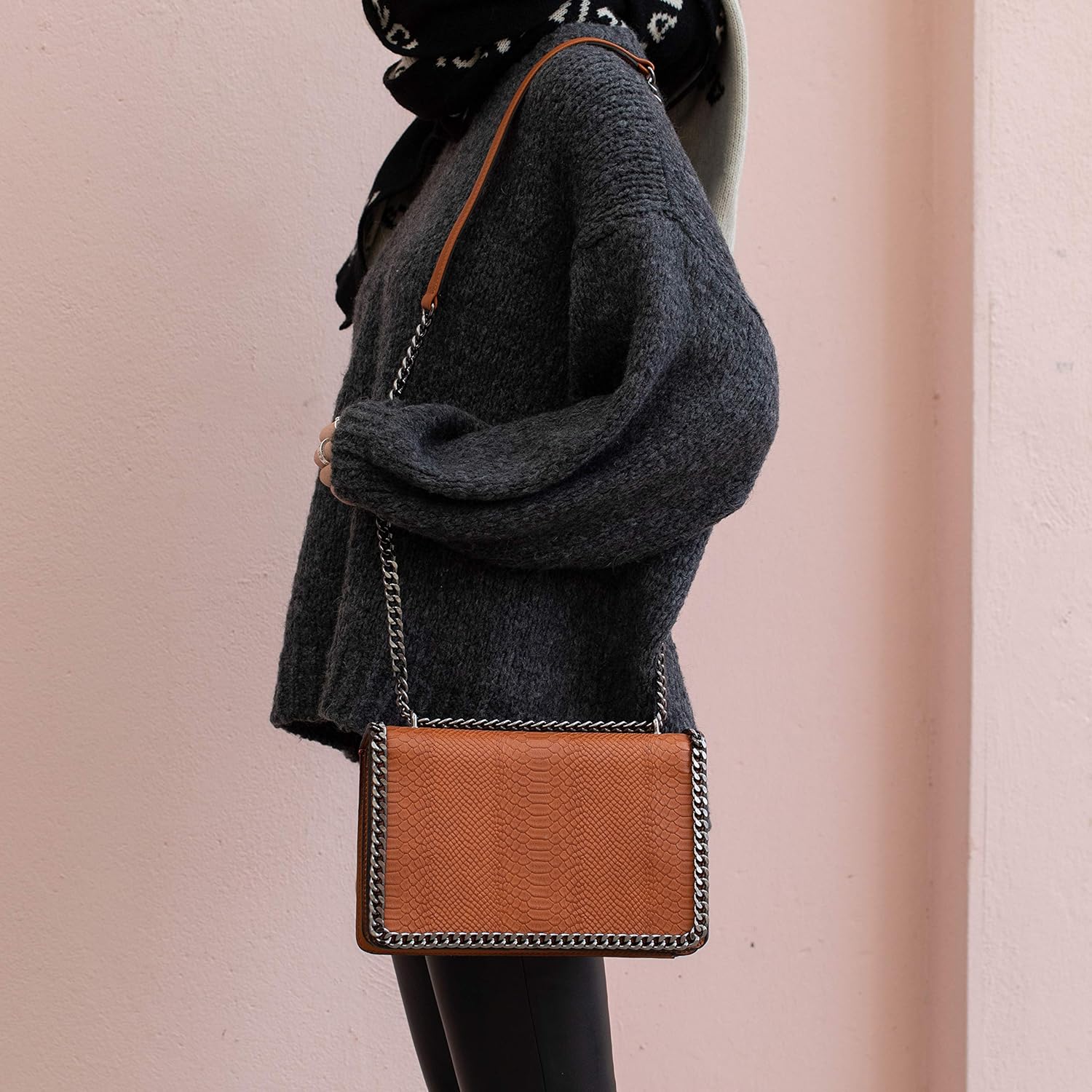 Detalle de CRAZYCHIC Sac Bandoulière Matelassé 28×19×9 cm