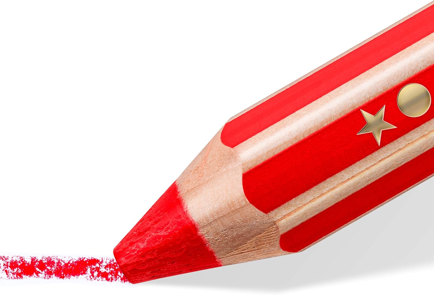 Thumbnail 4 de STAEDTLER Noris junior 3in1 Buntstift (Bunt-, Wachsmal- und Aquarellstift) – 12 Farben im Kartonetui