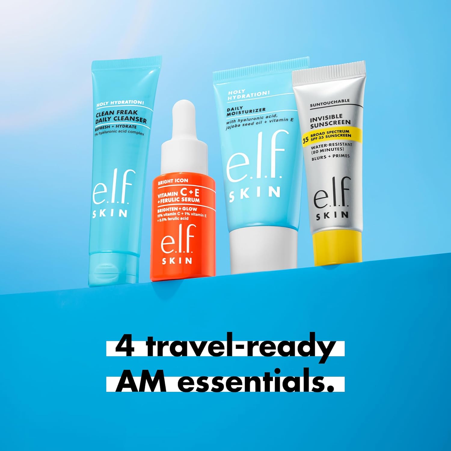 Detalle 2 de e.l.f. SKIN Wake the e.l.f. Up Skincare Kit 4pc