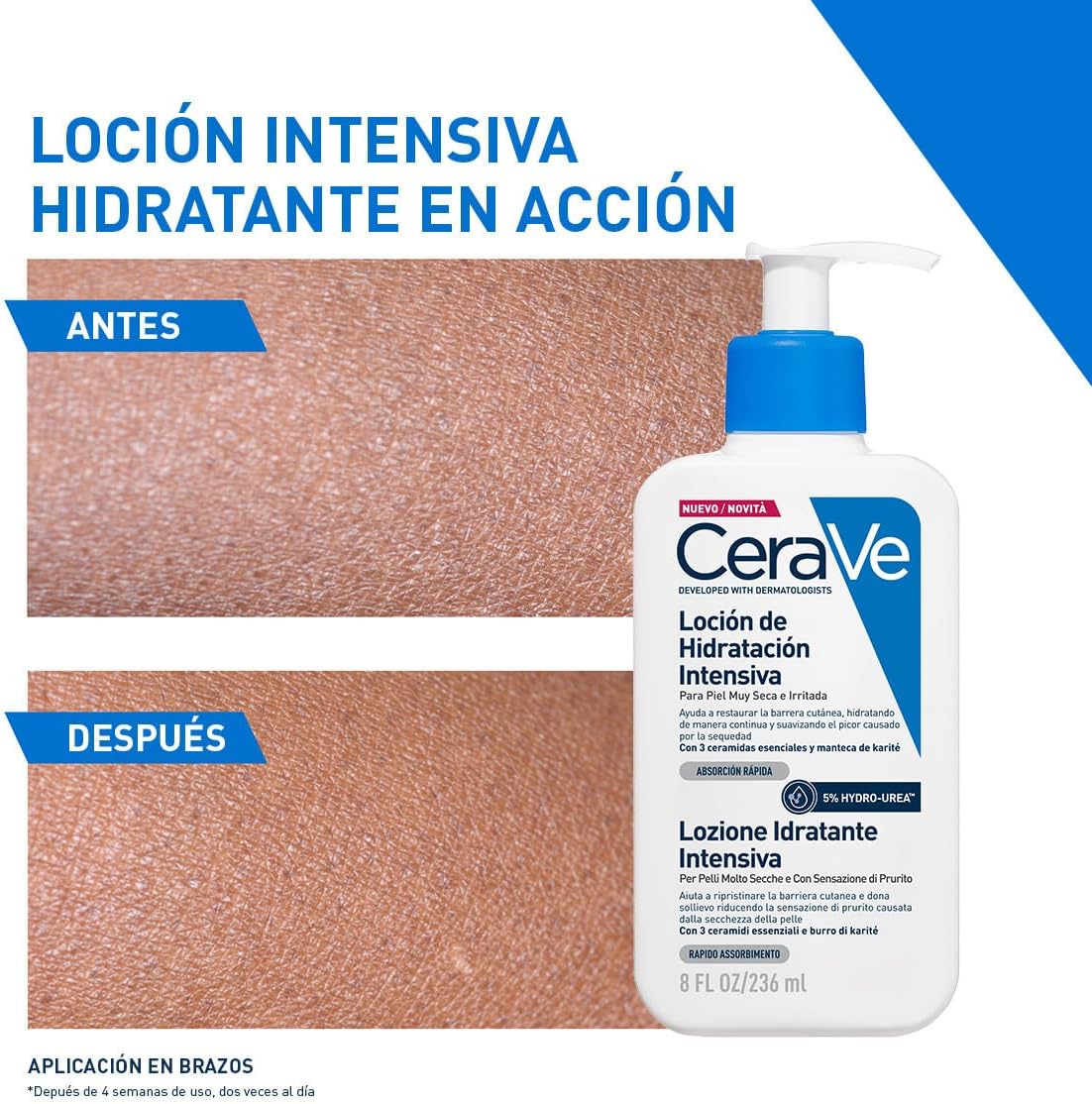 Thumbnail 4 de CeraVe Lozione Idratante Intensiva per Pelli Very Secche – Sollievo Immediato e Idratazione fino a 72 ore