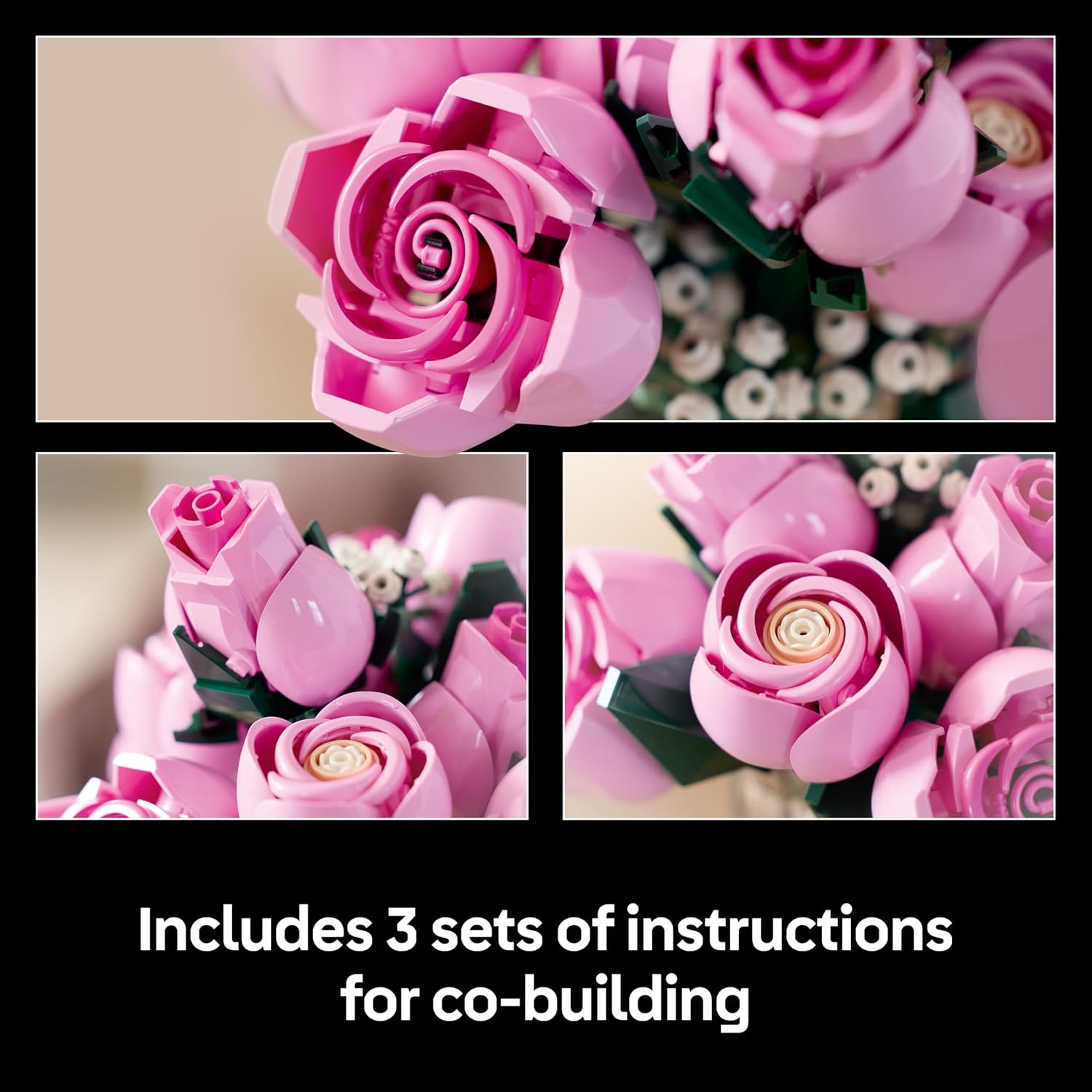 Thumbnail 5 de LEGO Botanicals Bouquet 12 Faux Roses 🧩