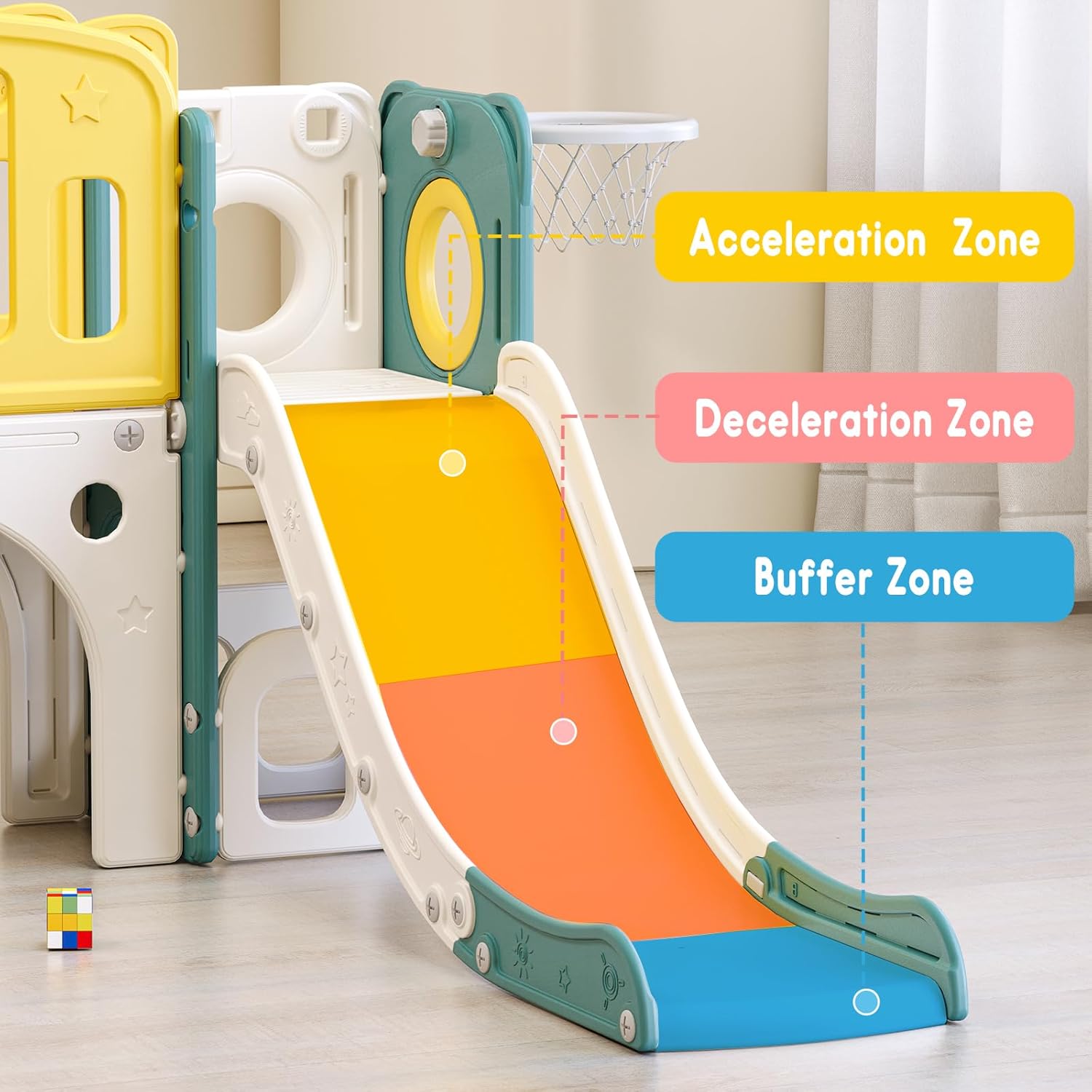Thumbnail 4 de 8 in 1 Toddler Slide Set 61x87x41.7" 🛝