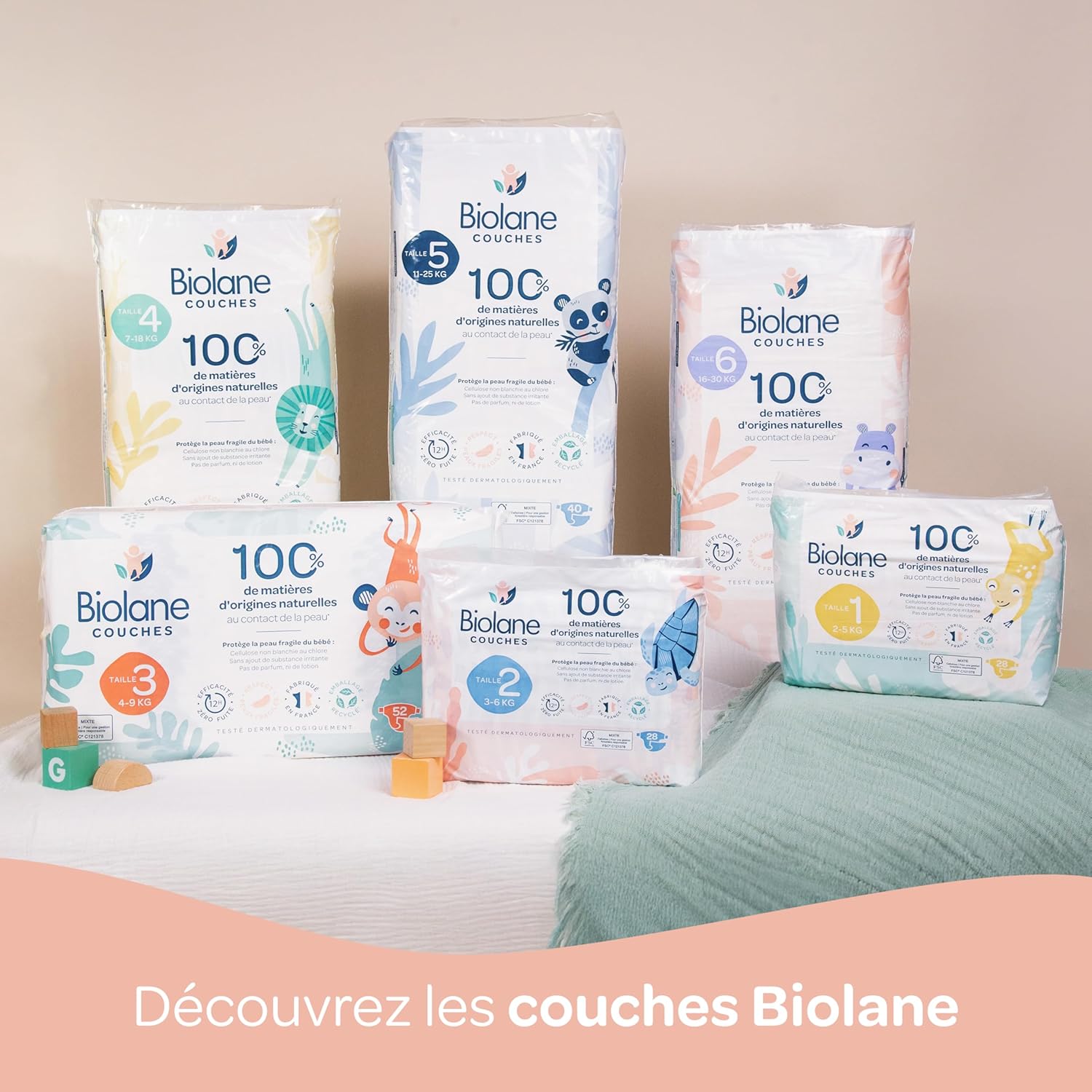 Thumbnail 6 de Coffret Biolane Naissance « Premiers jours » : lingettes, gel lavant, liniment et crème change dès la naissance