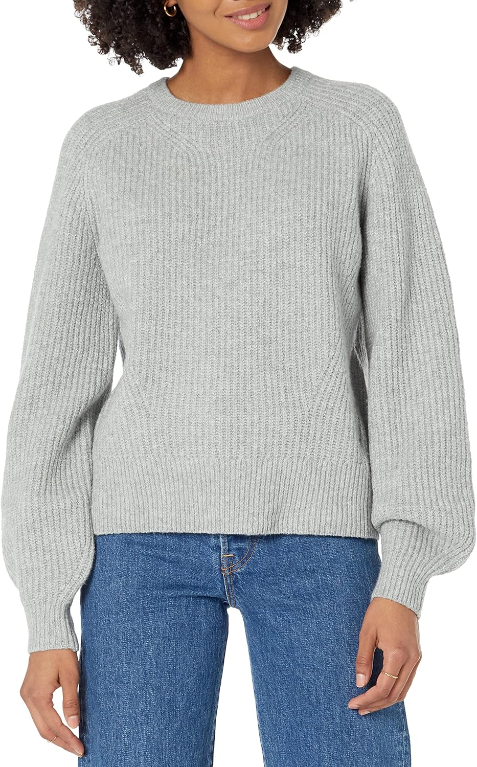 Thumbnail 4 de Amazon Essentials Damen Rippstrick-Pullover mit Rundhalsausschnitt (Loose Fit)