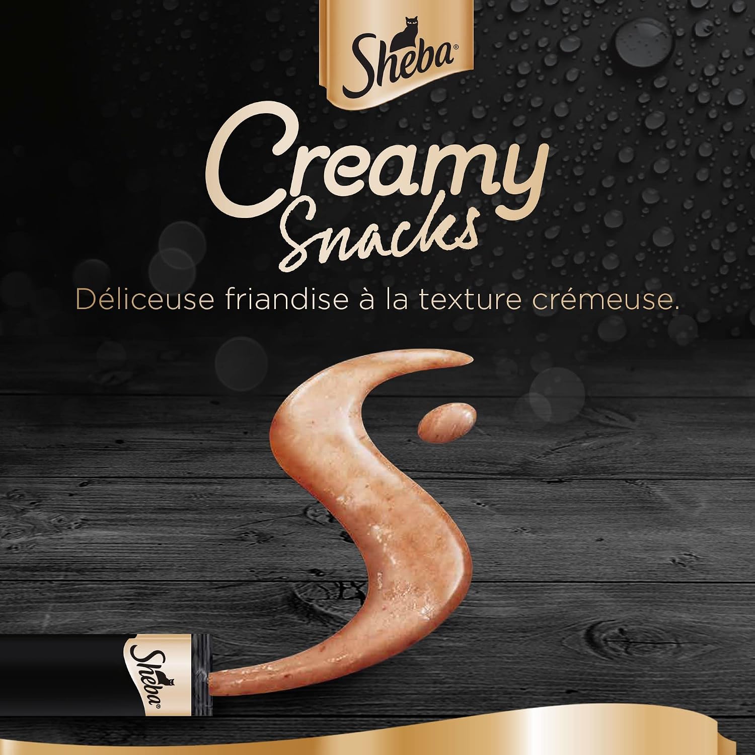 Detalle 2 de Sheba Creamy Snacks Friandises pour Chats – Snacks au Poulet, sachets fraîcheur 4 x 12g