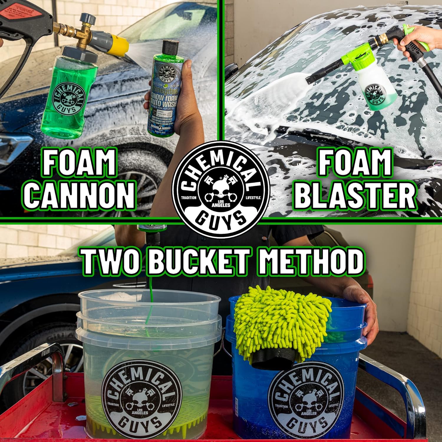 Detalle de Chemical Guys Honeydew Snow Foam Car Wash Soap: Thick, Safe, and Versatile