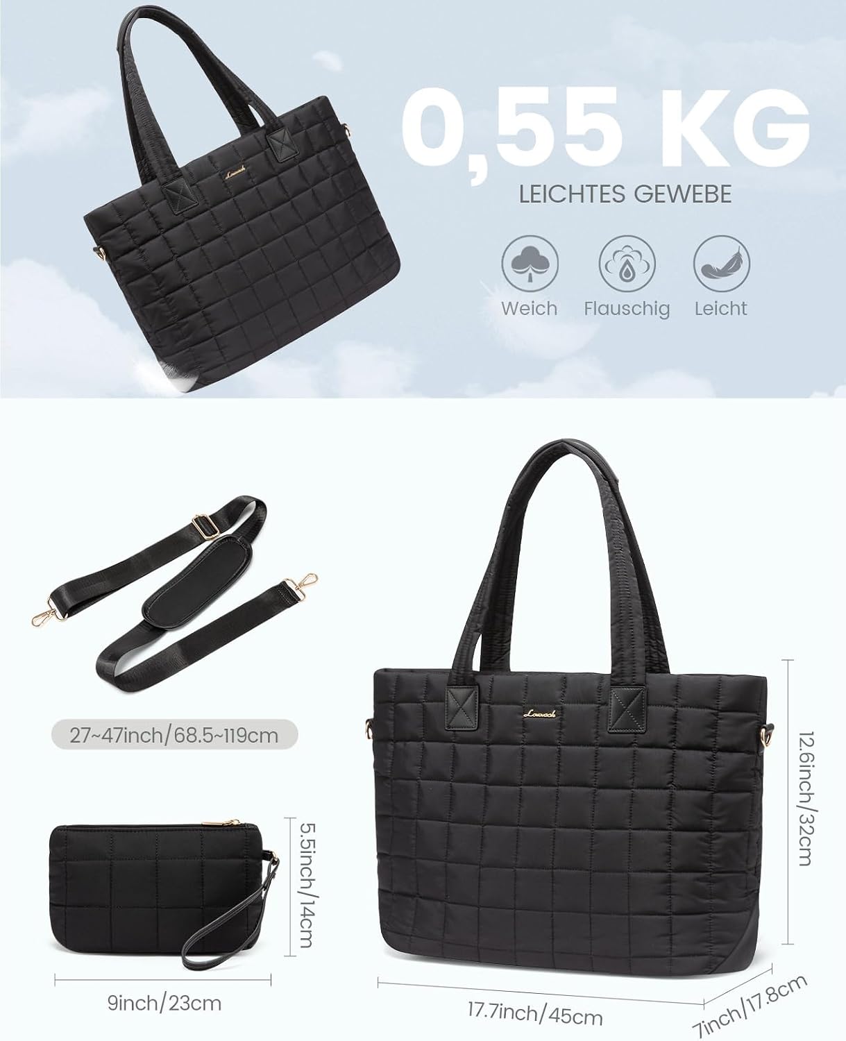 Thumbnail 3 de LOVEVOOK Laptoptasche 26 L