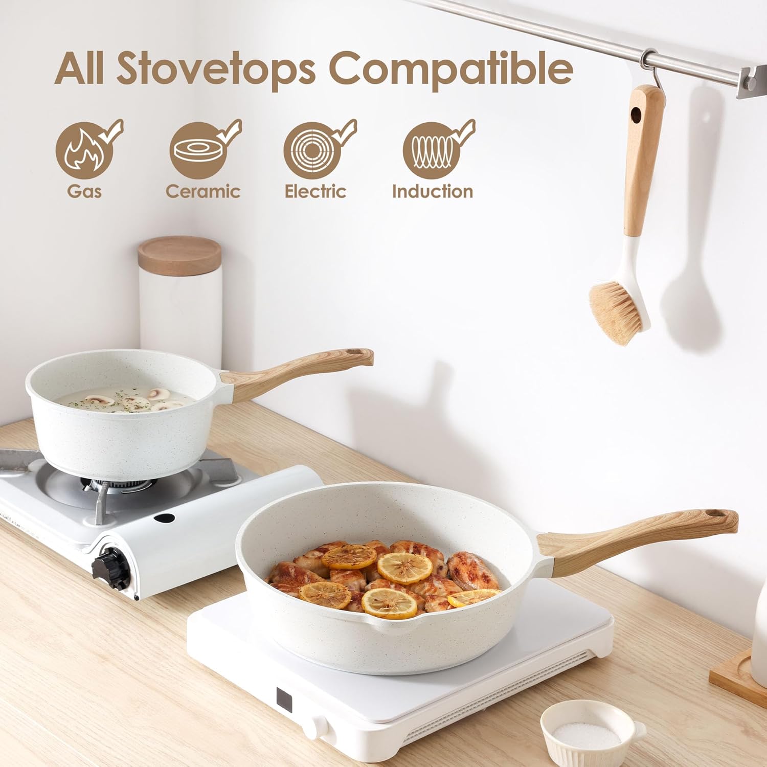 Thumbnail 5 de SENSARTE 16-Piece Nonstick Ceramic Cookware Set Review