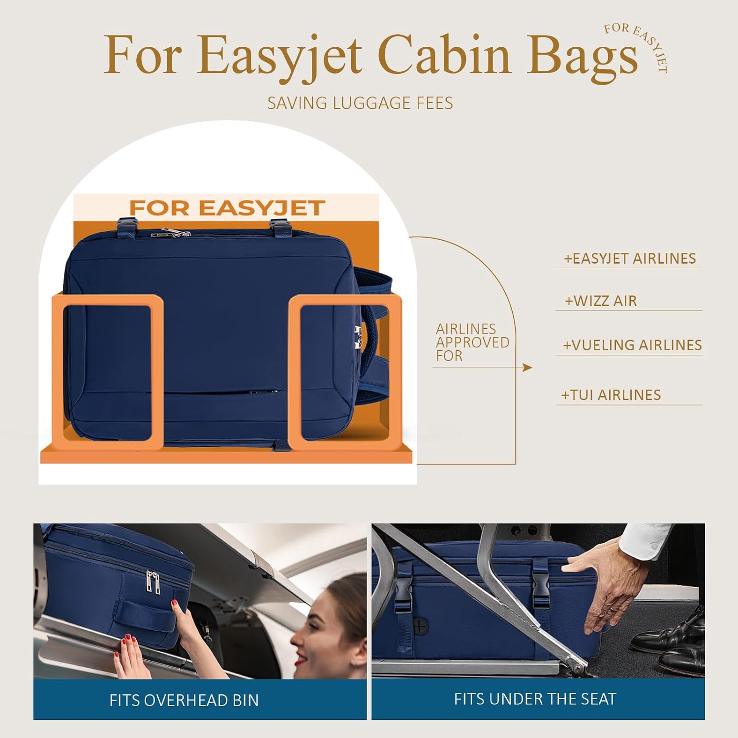 Thumbnail 1 de Lossga Cabin Bag 45x36x20 30L underseat cabin backpack