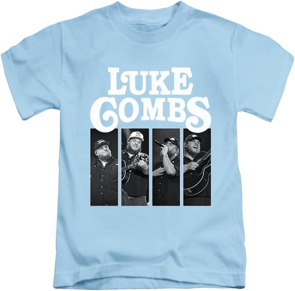 Detalle de New Spirit Original Luke Combs Meme Tee – 100% Cotton, Hand Printed in the UK