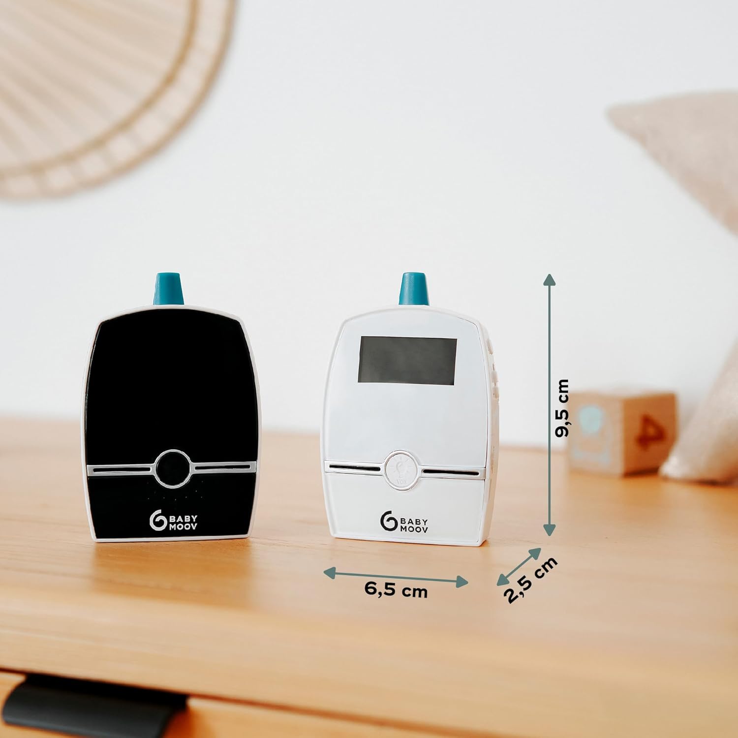 Thumbnail 5 de Babymoov Babyphone Audio Premium Care – Émetteur double, faible émission, veilleuse et talk-back