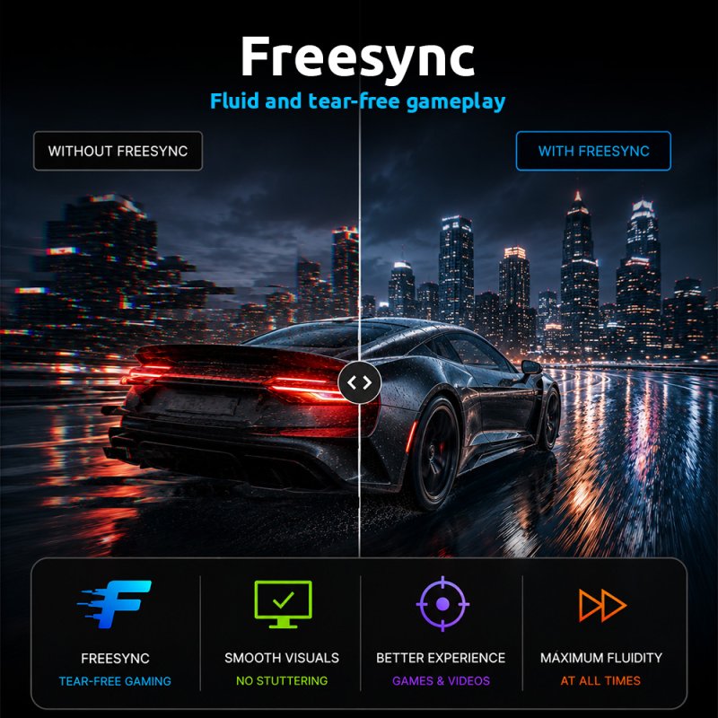 Detalle de Monitor Alurin CoreVision 27" IPS 4K 60Hz FreeSync