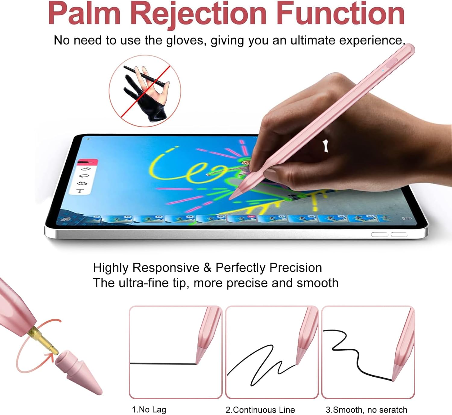 Thumbnail 2 de Stylus Pen for iPad with 14 min charge