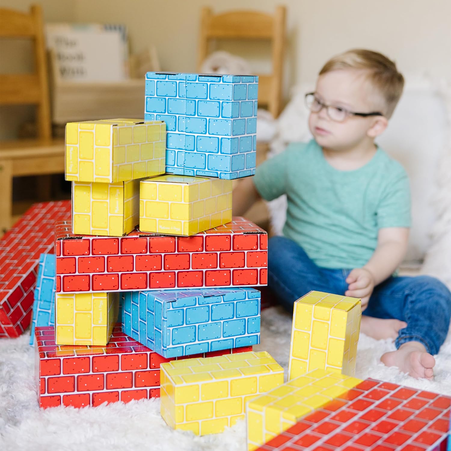 Thumbnail 6 de Melissa & Doug Jumbo Cardboard Blocks 40