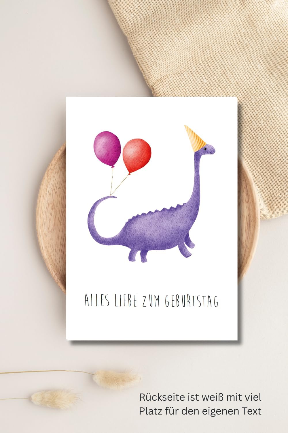 Thumbnail 2 de The Life Barn Postkarte mit Umschlag Geburtstagskarte Dino Kind Karte Geburtstag Junge Mädchen