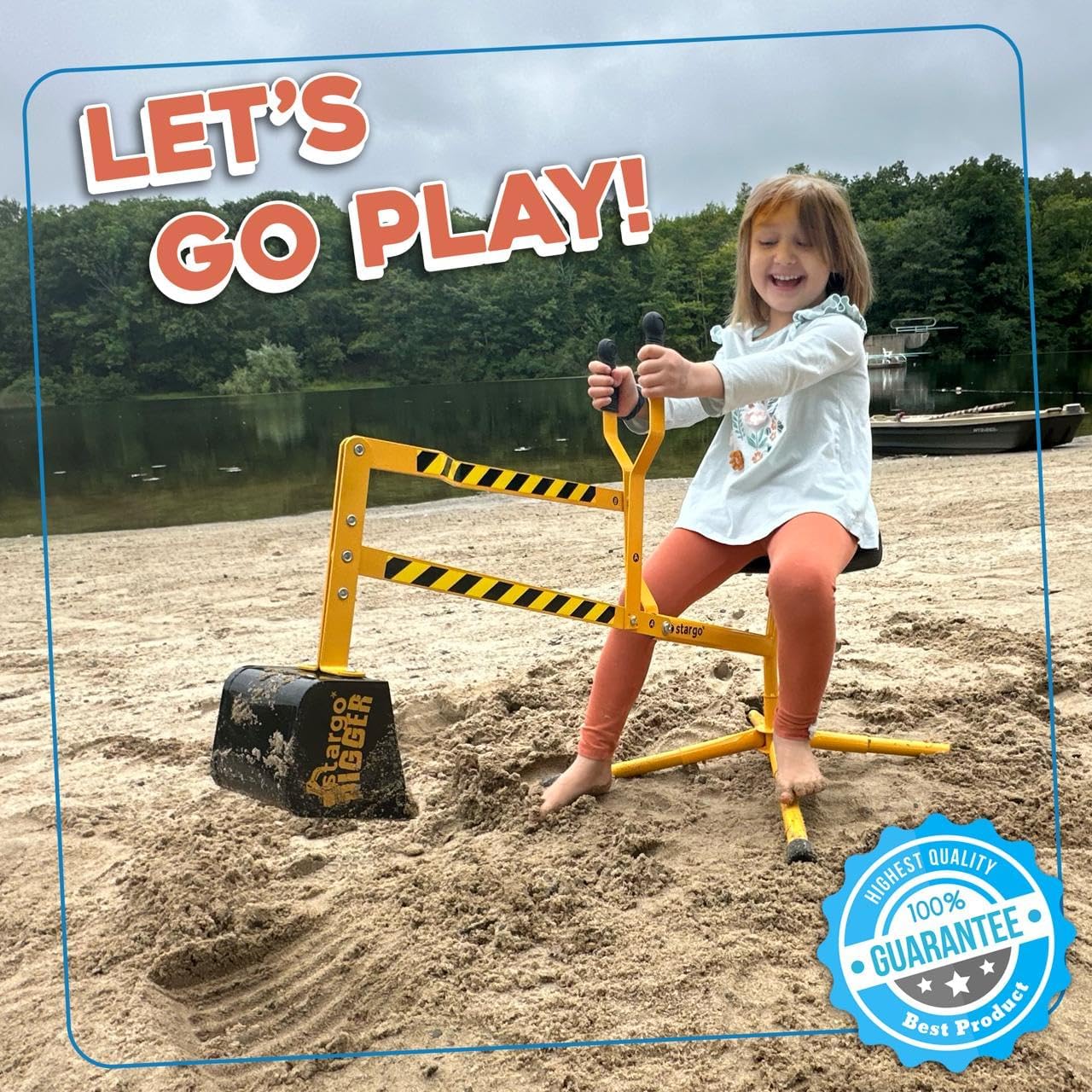 Thumbnail 5 de Stargo Sand Digger: Kids Ride-On Excavator for Sand, Snow, and Outdoor Play