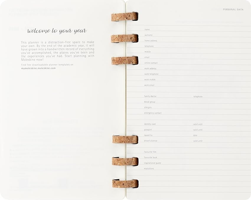 Thumbnail 5 de Moleskine Student Life Planner 2025-26 — Agenda semanal 12 meses 15 x 21 cm