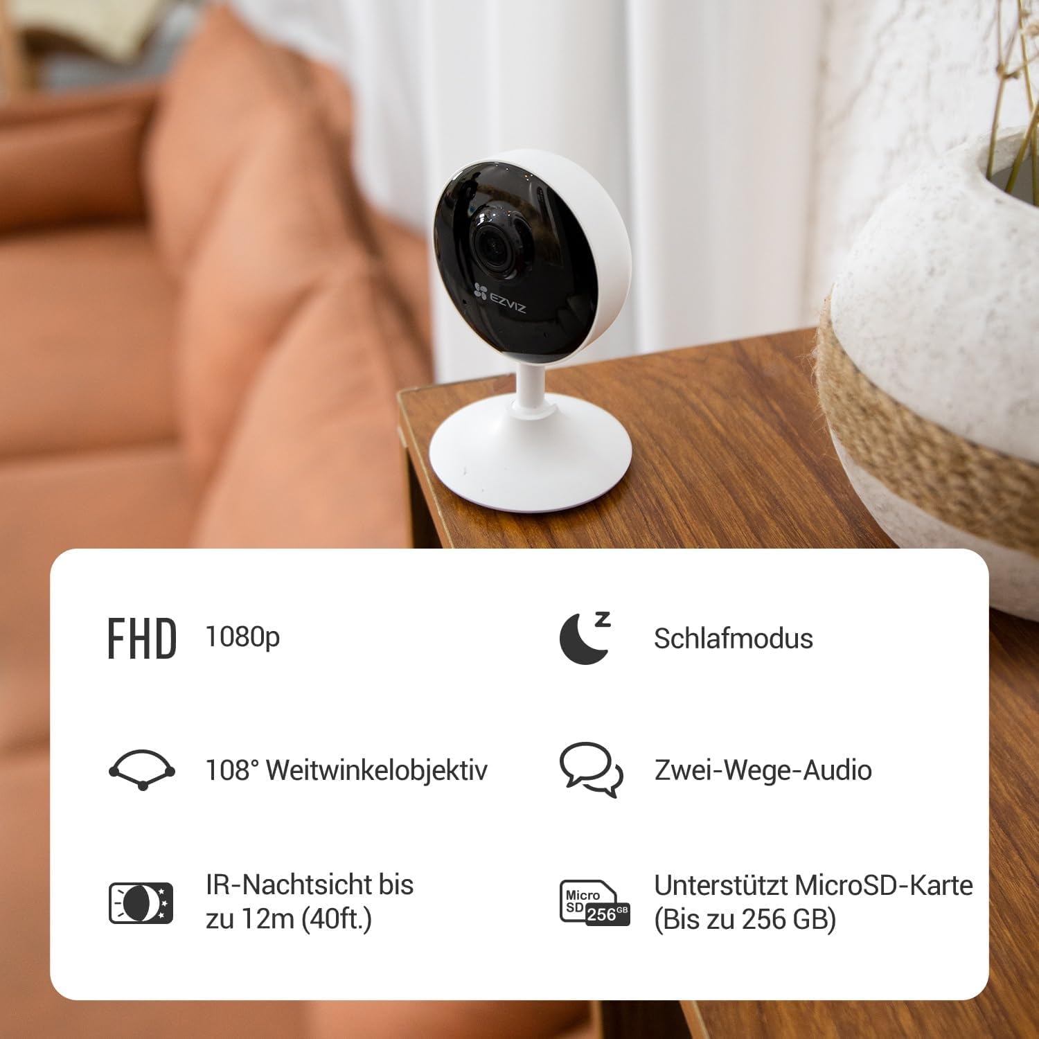 Detalle 2 de EZVIZ C1C 1080P Überwachungskamera