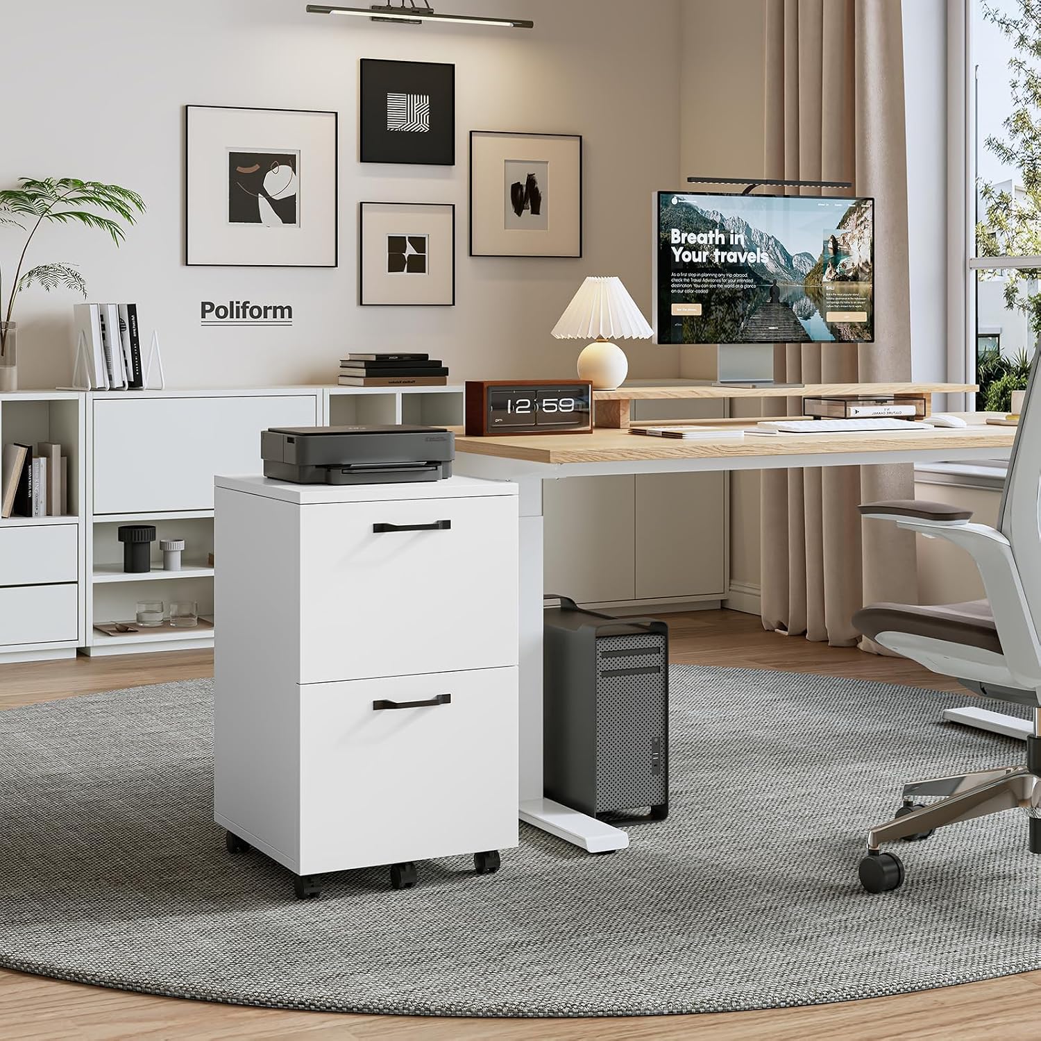 Detalle de DUMOS File Cabinet, White