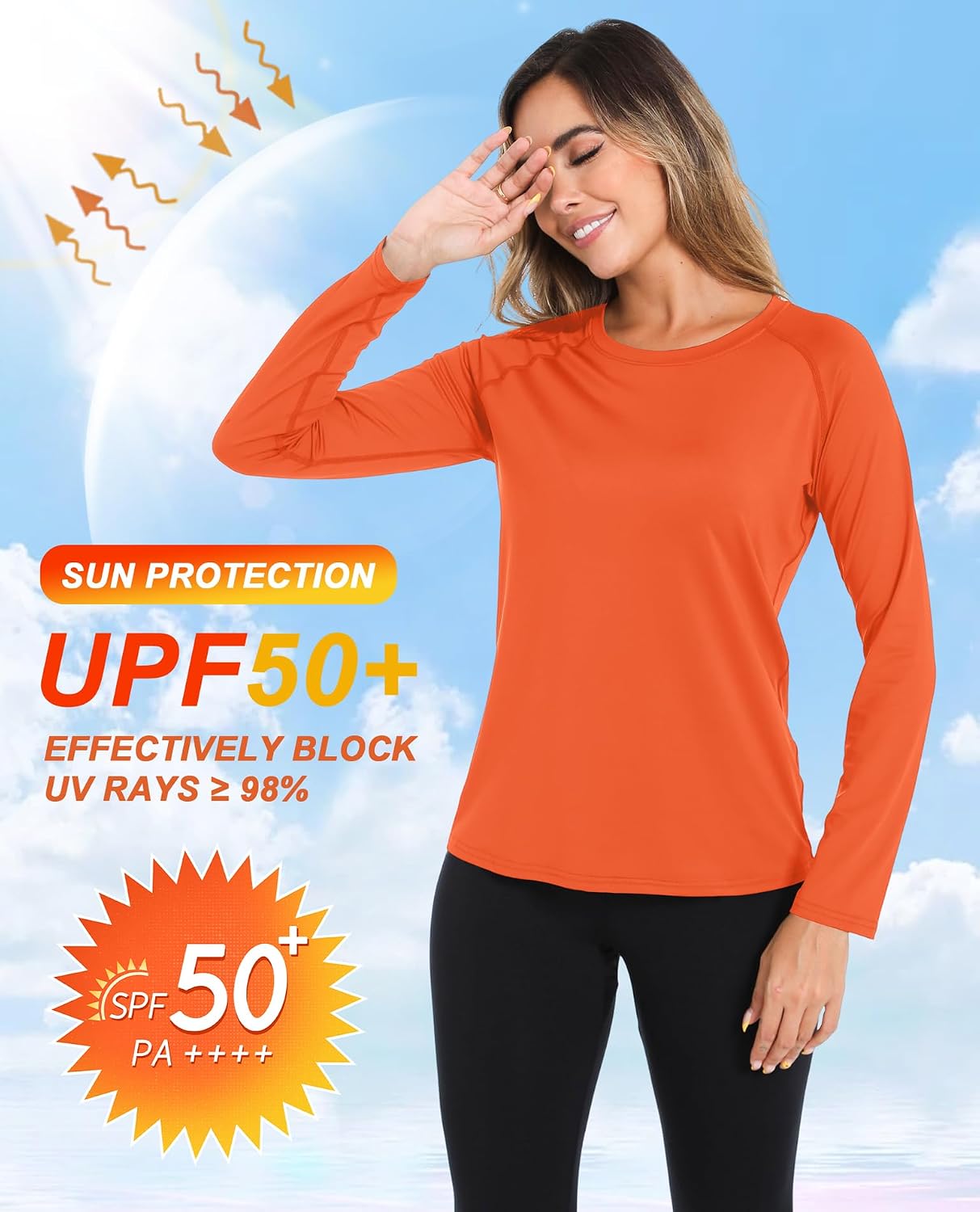 Detalle de Women’s 3 Pack workout shirts UPF 50+