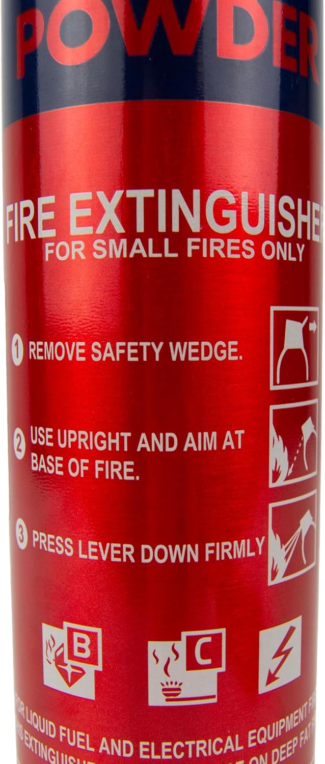 Thumbnail 5 de AA 950g Fire Extinguisher AA1547 – Lightweight BC Powder, UK Made with 5-Year Warranty