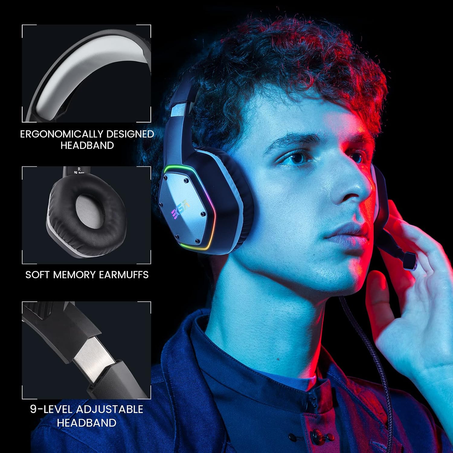 Thumbnail 6 de EKSA E1000 USB Gaming Headset 7.1