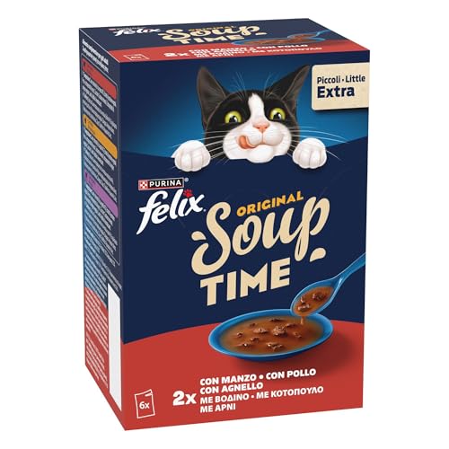Thumbnail 1 de FELIX Soup Time Original Cibo Umido per Gatti Adulti - 48 Bustine da 48 g