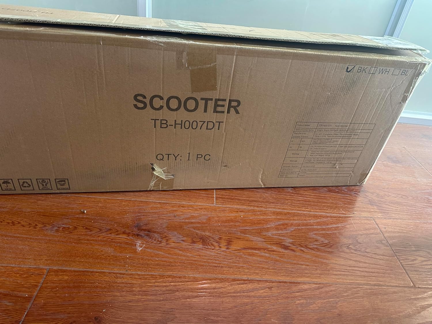 Thumbnail 3 de MEE GOO Erwachsenen Scooter – Scheibenbremse, Doppel-Stoßdämpfer, 200mm PU-Räder, ABEC-7, Deck 46x13,5 cm