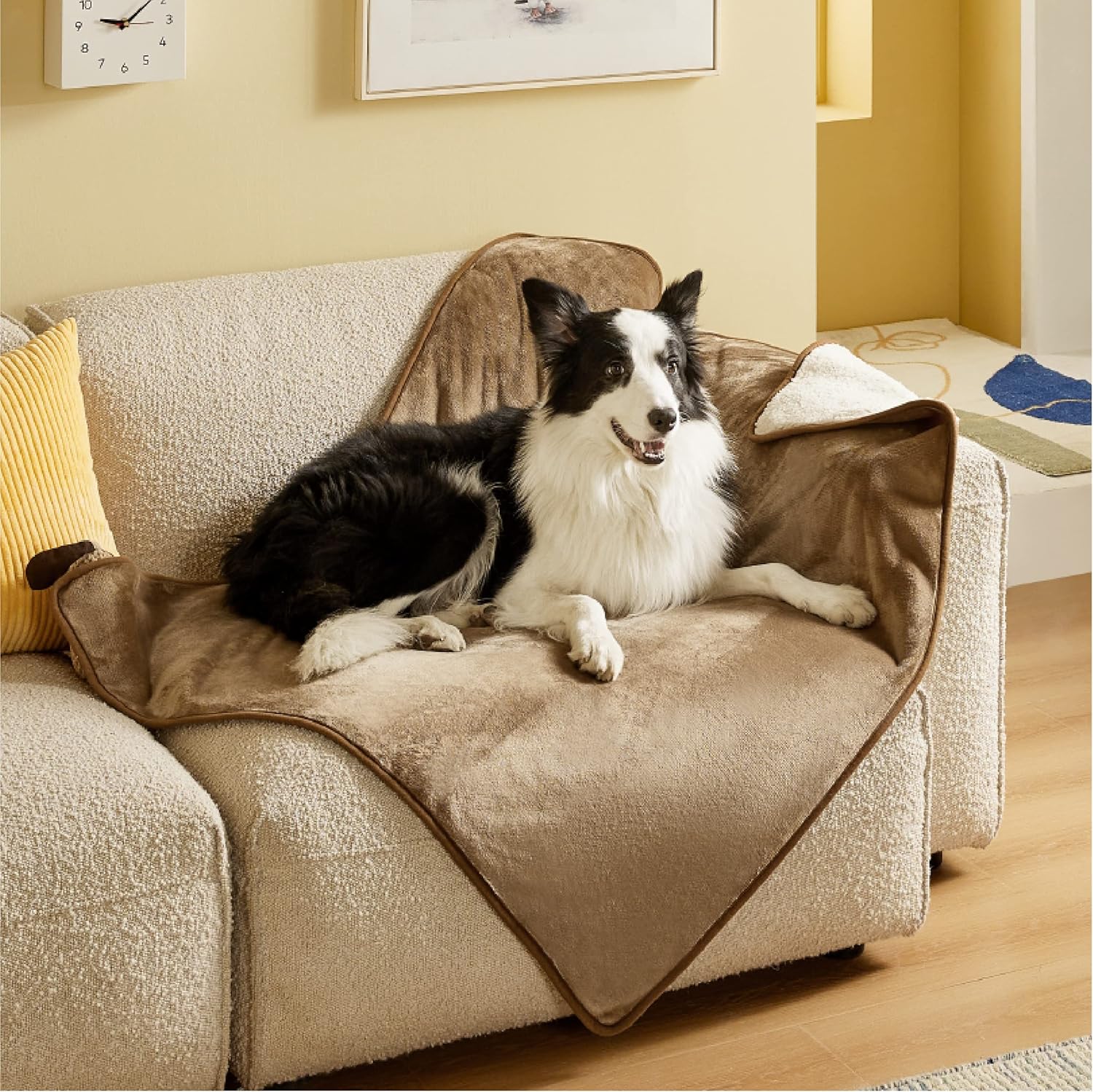 Thumbnail 5 de LE SURE wasserdichte Hundedecke (Outdoor) in Großformat 100x120 cm – Sherpa/Fleece, waschbar