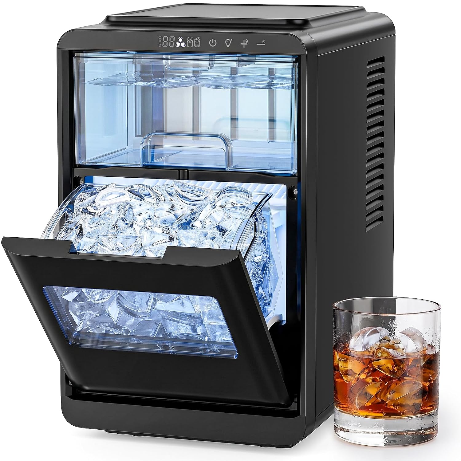 Detalle de Electactic Countertop Ice Maker, 27 lb Capacity