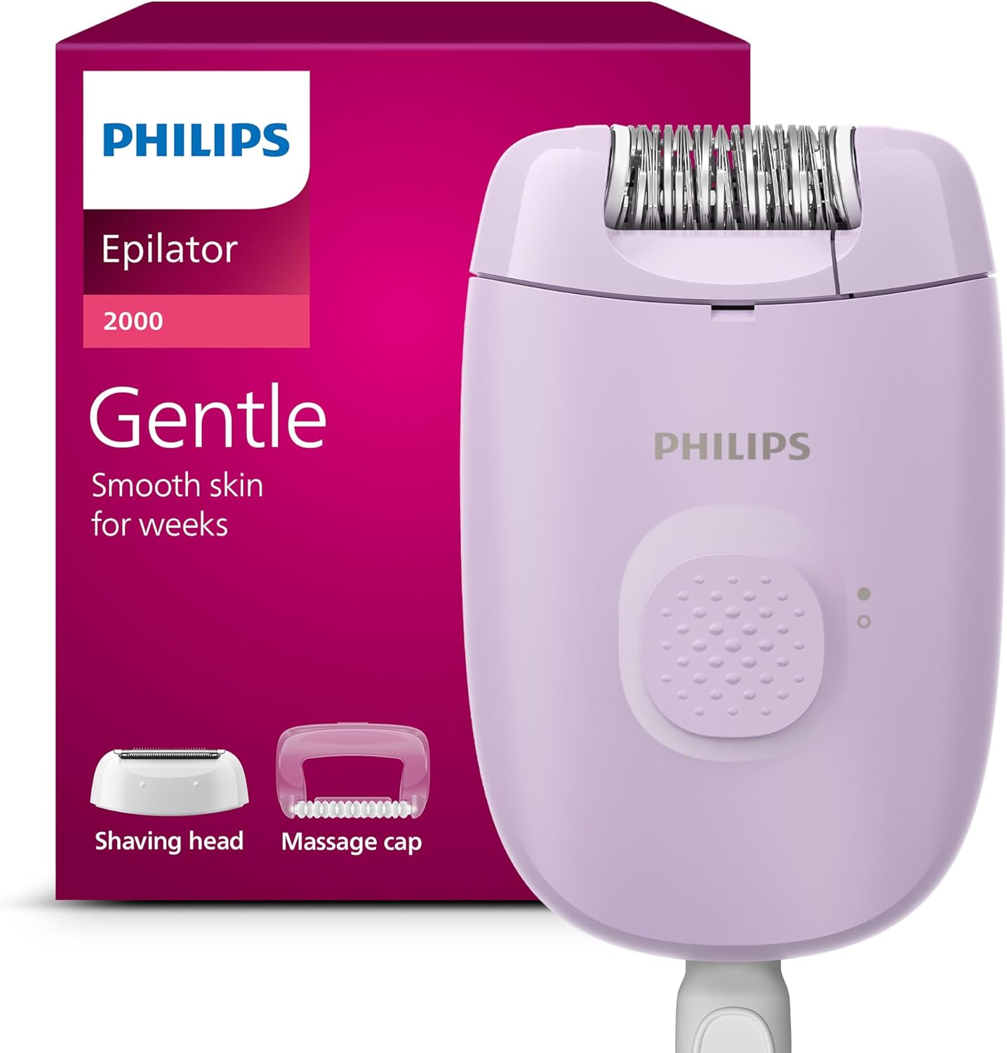 Detalle de Philips Bre237/00 Depiladora Serie 2000