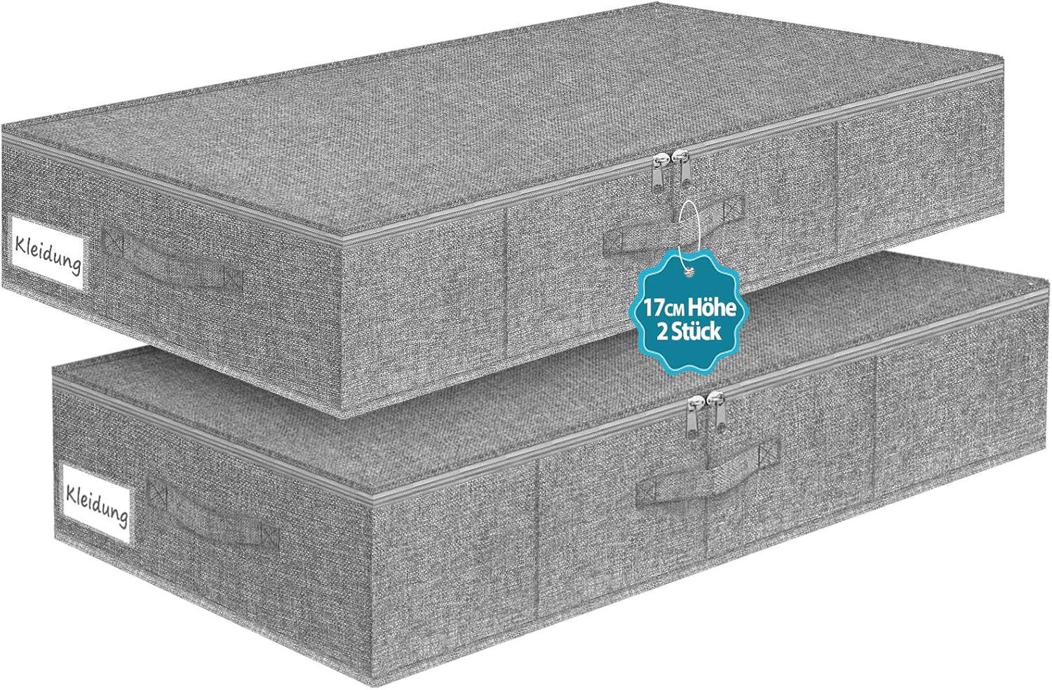 Thumbnail 6 de JUPELI Unterbett-Box 15 cm hoch, 2er-Set