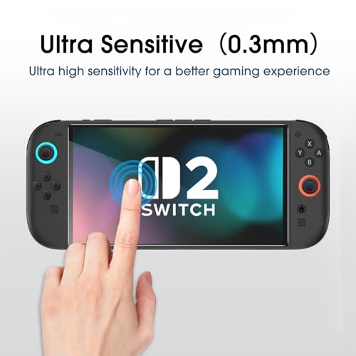 Thumbnail 4 de amFilm Nintendo Switch 2 Protector Vidrio 0.33 mm