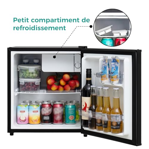 Thumbnail 6 de SMETA Petit Frigo 46L — Mini réfrigérateur silencieux et réversible pour chambre, bureau et studio