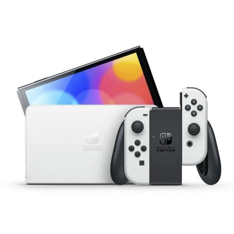 Detalle de Nintendo Switch OLED Blanca