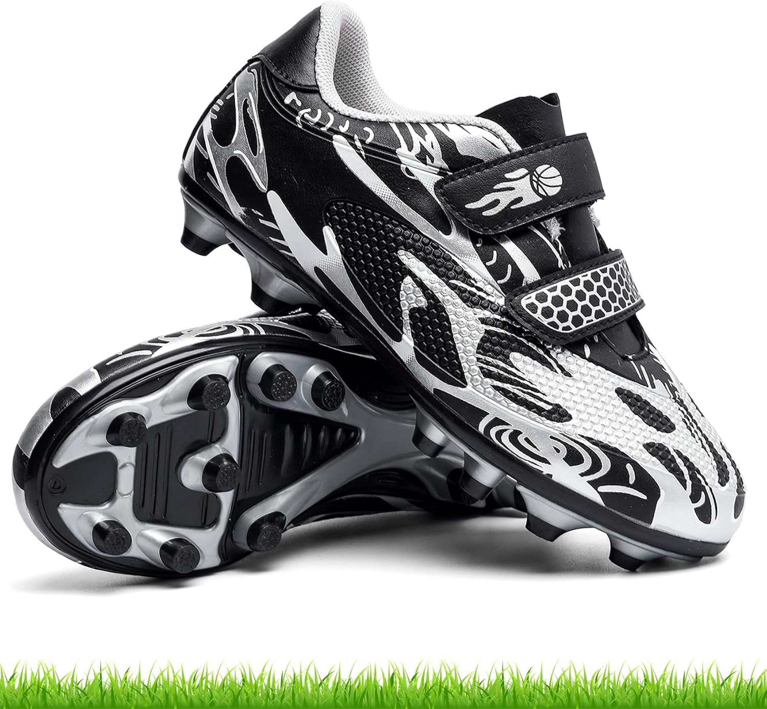 Thumbnail 3 de Unitysow Fußballschuhe Jungen/Mädchen – Outdoor-Schuhe, EU 31, Schwarz