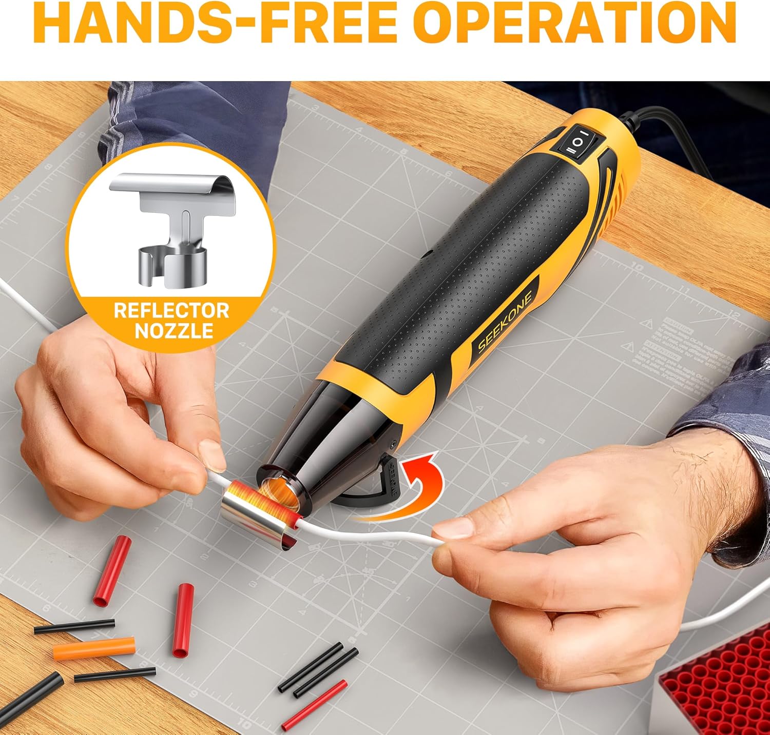Thumbnail 5 de SEEKONE Mini Heat Gun 350W 1.5s Fast Heat