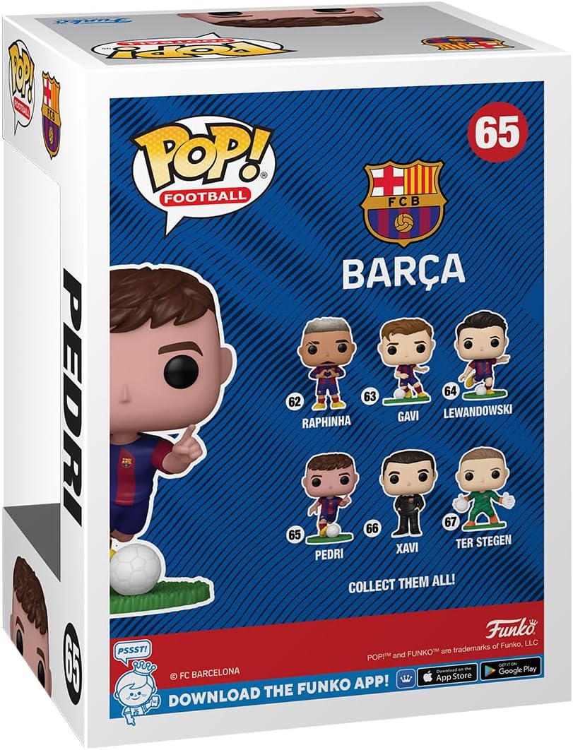 Thumbnail 2 de Funko Pop Pedri Barcelona Football ⚽