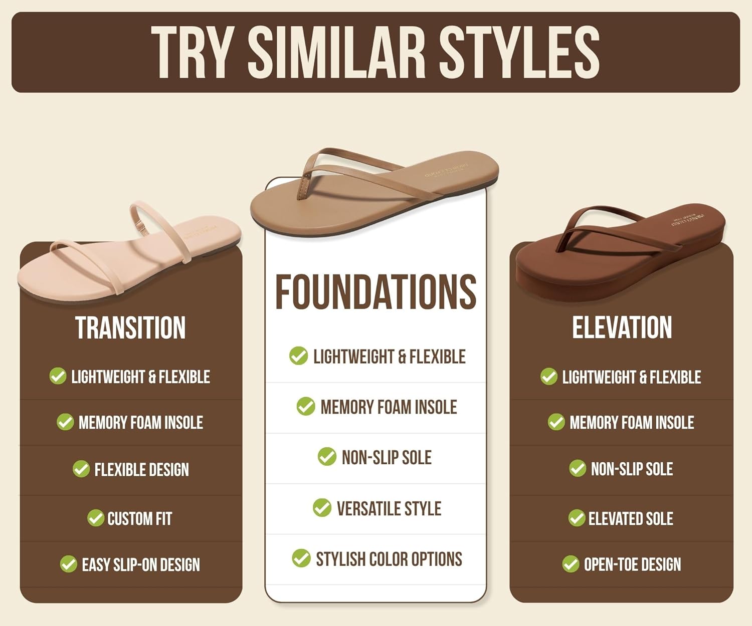 Thumbnail 5 de Project Cloud Sandals lightweight foam flats