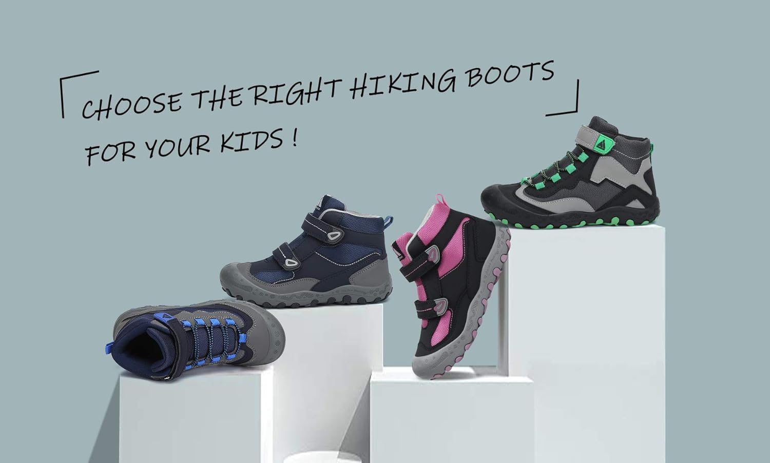 Thumbnail 6 de Mishansha Kids Hiking Boots (Toddler) — Water-Resistant, Non-Slip Outdoor Trekking Shoes