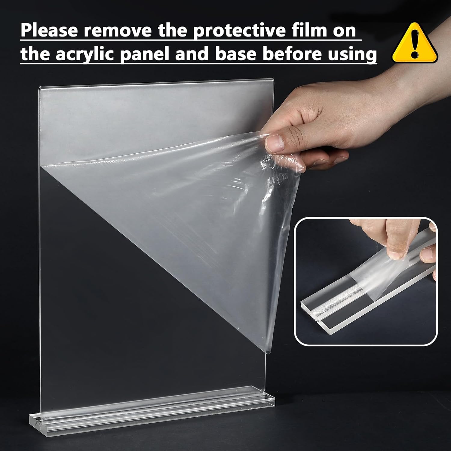 Detalle 2 de Flow fire A4 Acrylic Sign Holder 6 Pack