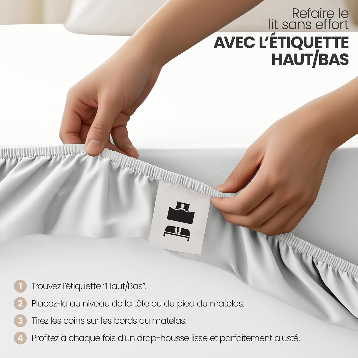 Thumbnail 5 de Utopia Bedding 180 x 200 Drap Housse 35 cm