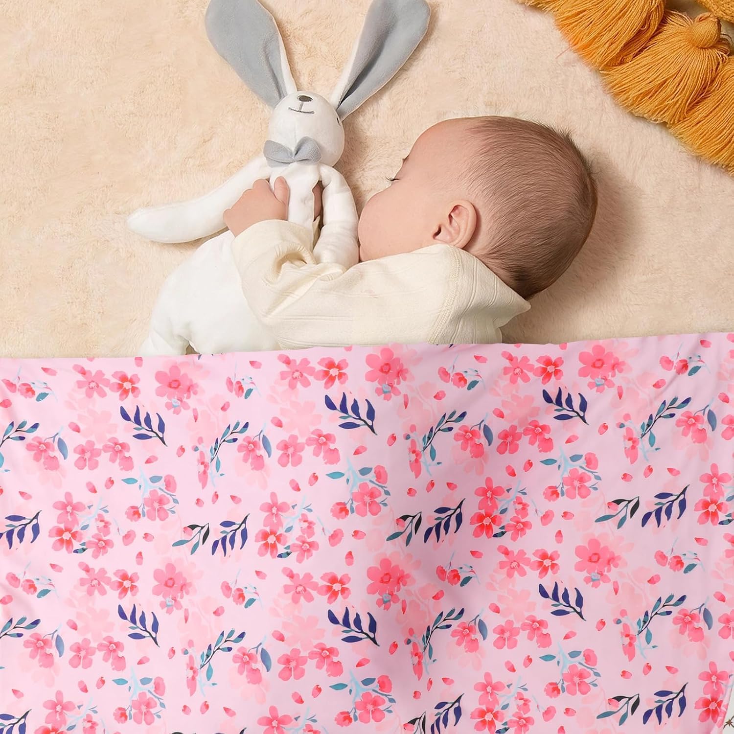 Thumbnail 1 de DRESHOW Organic Cotton Baby Blanket 75x100cm